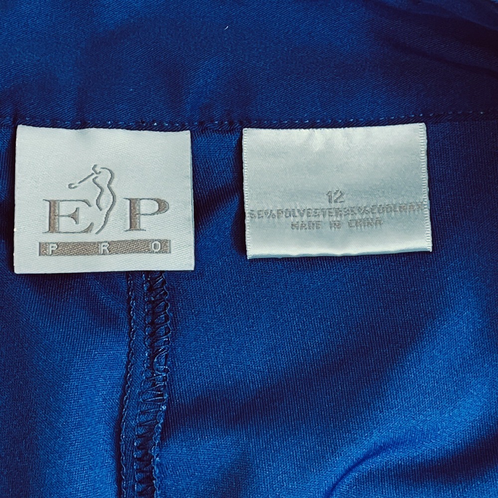 EP Pro Golf Womens Golf Skort Skirt Size 12 Blue-Aqua Pockets - Picture 9 of 12